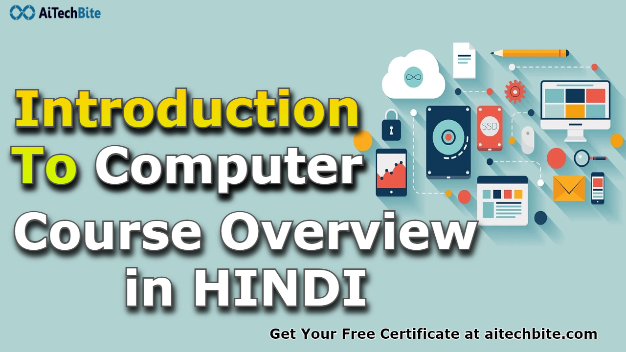 Introduction of Computer 0 to Advance Course In Hindi With Cortication